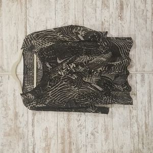 Black/silver long sleeve top